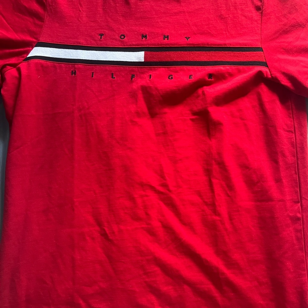 Tommy Hilfiger Red Short Sleeve Tee